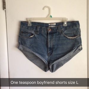 One teaspoon boyfriend shorts